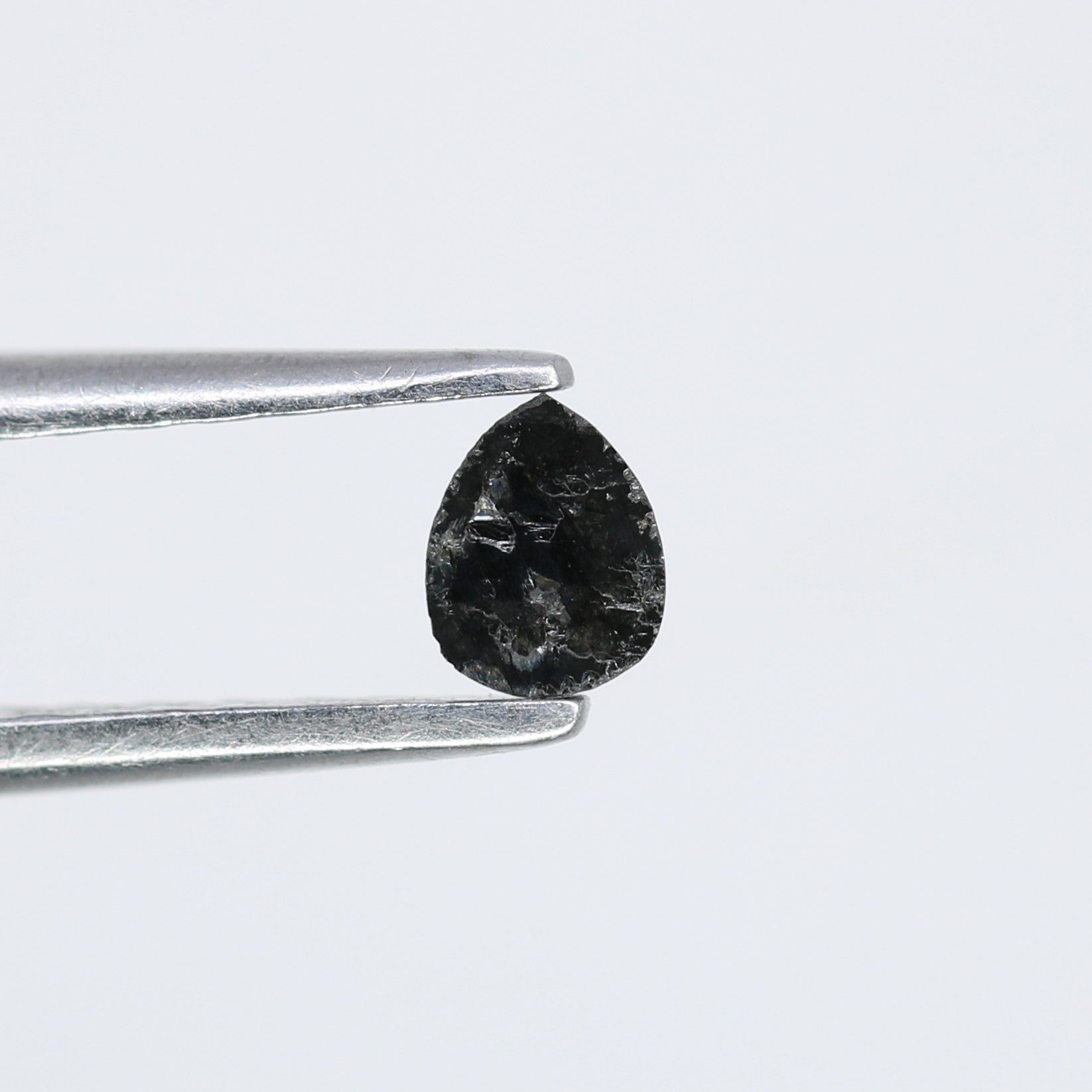 0.16 CT Pear Cut Natural Black Diamond - 4.00 MM Loose Gemstone for Unique Engagement Rings | Trendy Black Diamond Jewelry - JayKrishna Diamond