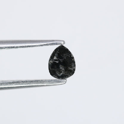 0.16 CT Pear Cut Natural Black Diamond - 4.00 MM Loose Gemstone for Unique Engagement Rings | Trendy Black Diamond Jewelry - JayKrishna Diamond