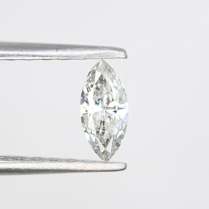 0.19 CT Marquise Shape Salt and Pepper Natural Diamond - Perfect for Engagement Rings, Necklaces, Promise Rings, Earrings, and Anniversary Gifts - JayKrishna Diamond