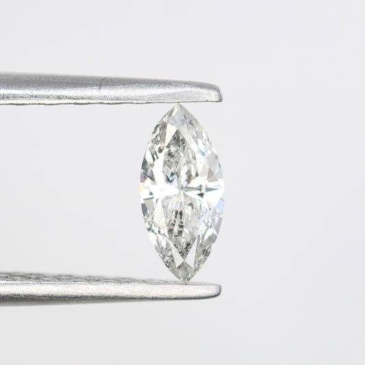 0.19 CT Marquise Shape Salt and Pepper Natural Diamond - Perfect for Engagement Rings, Necklaces, Promise Rings, Earrings, and Anniversary Gifts - JayKrishna Diamond