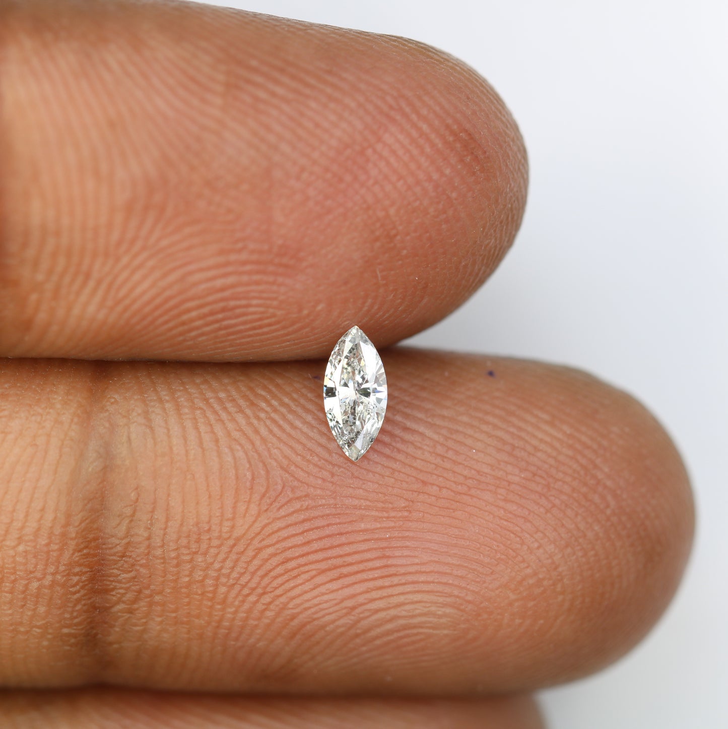 0.19 CT Marquise Shape Salt and Pepper Natural Diamond - Perfect for Engagement Rings, Necklaces, Promise Rings, Earrings, and Anniversary Gifts - JayKrishna Diamond
