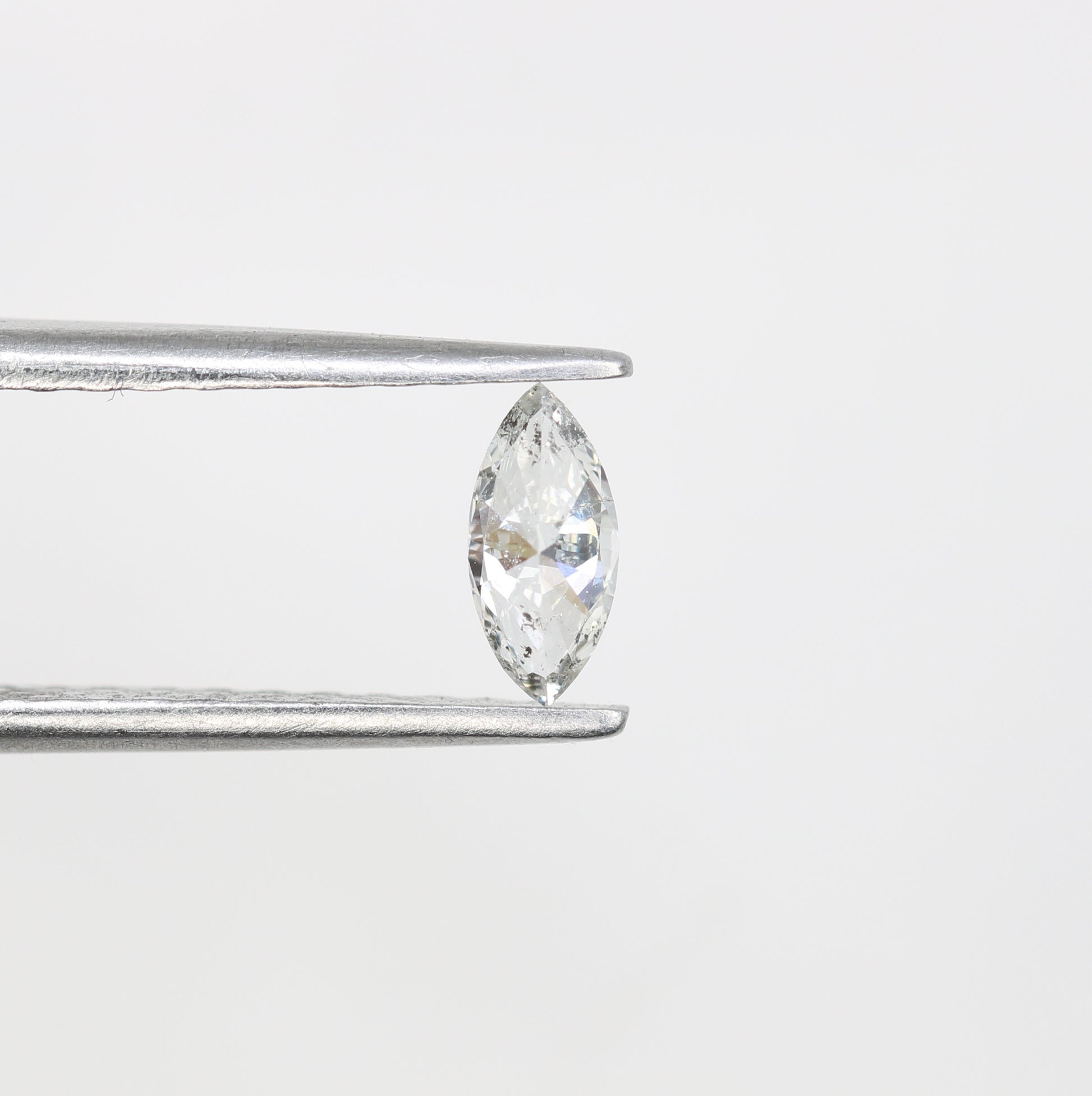 0.19 CT Marquise Shape Salt and Pepper Natural Diamond - Perfect for Engagement Rings, Necklaces, Promise Rings, Earrings, and Anniversary Gifts - JayKrishna Diamond