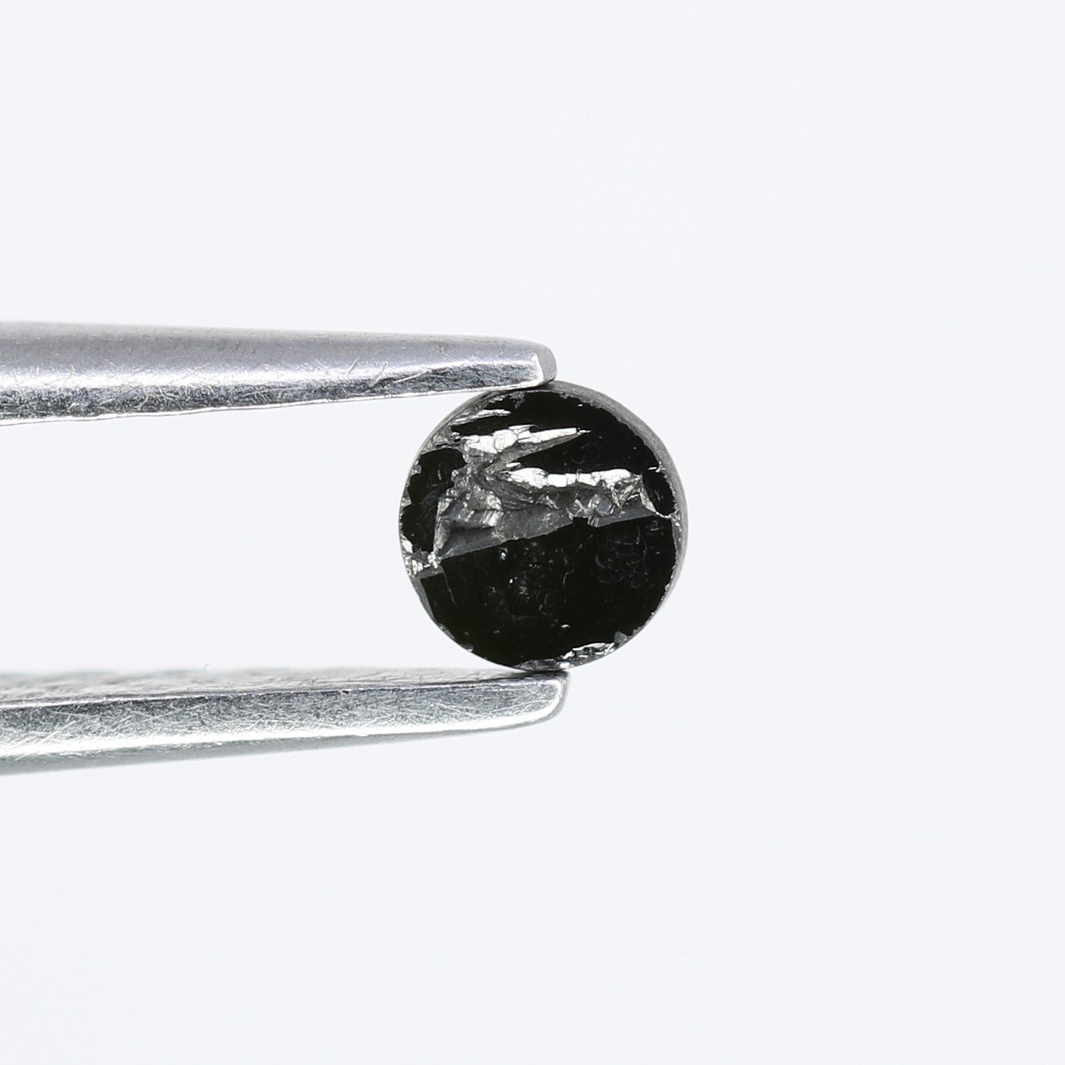 0.19 CT Round Rose Cut Black Diamond – Ideal for Engagement Rings, Necklaces, Earrings & Unique Jewelry Gifts - JayKrishna Diamond