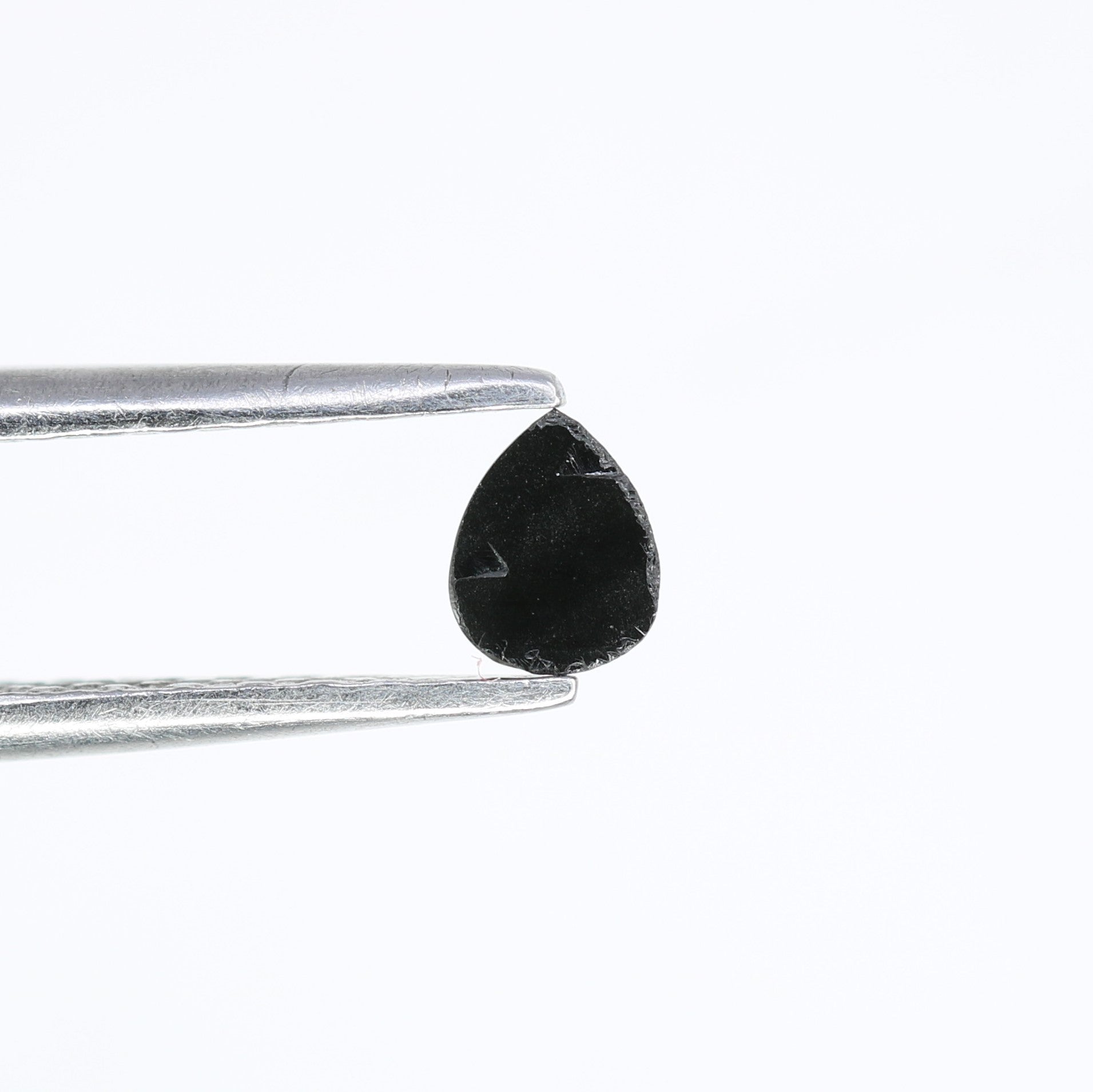 0.19 CT Pear Shape Black Loose Diamond - 4.10 MM, Perfect for Engagement Rings, Necklaces, Promise Rings, Earrings, and Anniversary Gifts - JayKrishna Diamond