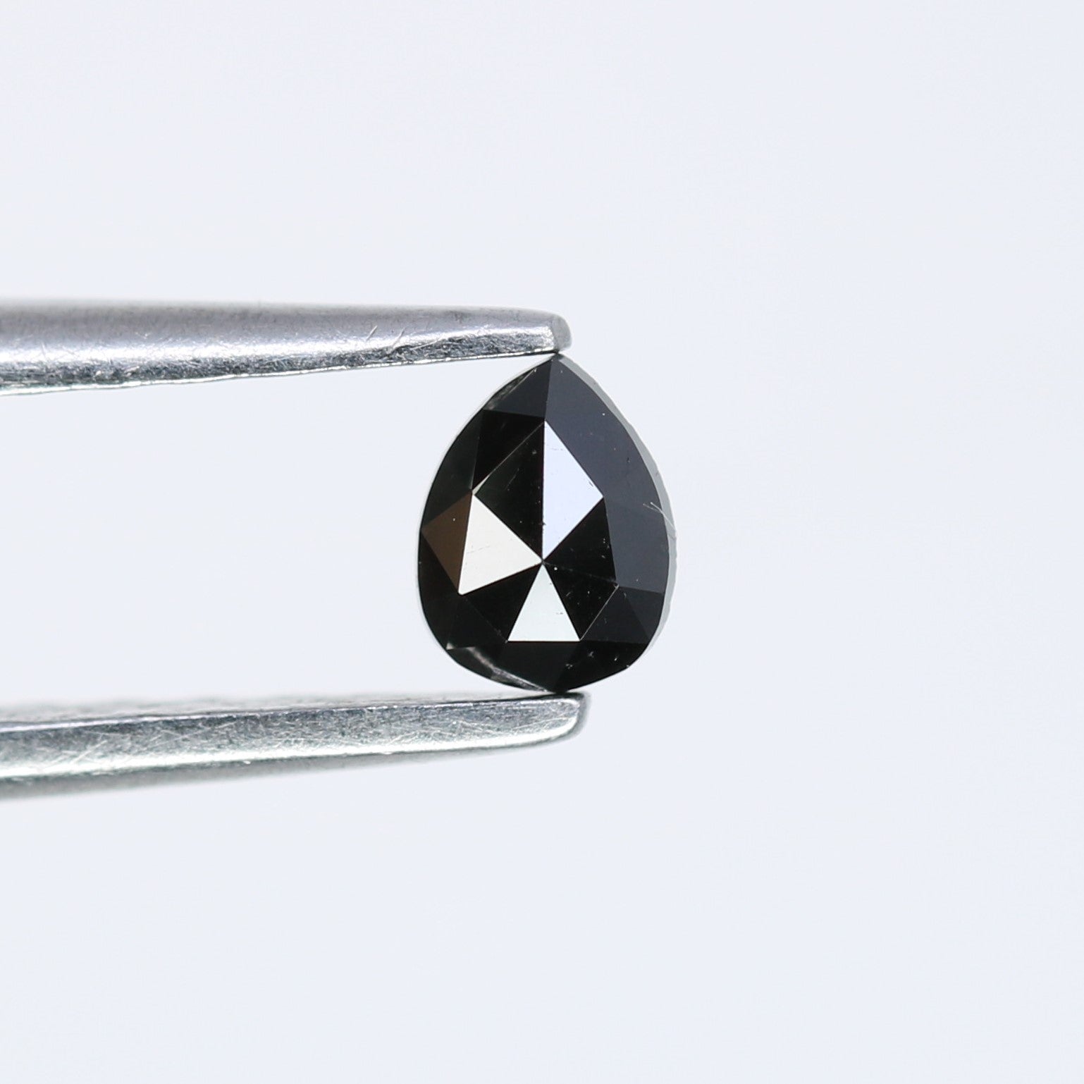 0.15 CT 4.10 x 3.10 MM Pear Cut Black Loose Natural Diamond – Ideal for Engagement Rings and Custom Jewelry - JayKrishna Diamond