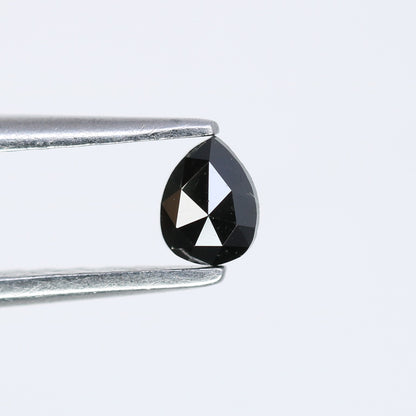 0.15 CT 4.10 x 3.10 MM Pear Cut Black Loose Natural Diamond – Ideal for Engagement Rings and Custom Jewelry - JayKrishna Diamond