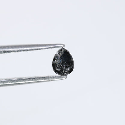 0.15 CT 4.10 x 3.10 MM Pear Cut Black Loose Natural Diamond – Ideal for Engagement Rings and Custom Jewelry - JayKrishna Diamond