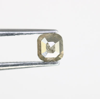 0.51 Carat 4.20 MM Asscher Shape Natural Salt And Pepper Diamond For Galaxy Ring. - JayKrishna Diamond