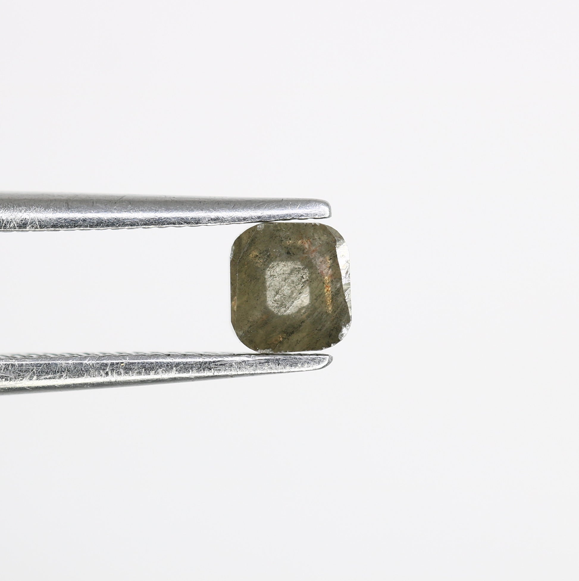 0.51 Carat 4.20 MM Asscher Shape Natural Salt And Pepper Diamond For Galaxy Ring. - JayKrishna Diamond