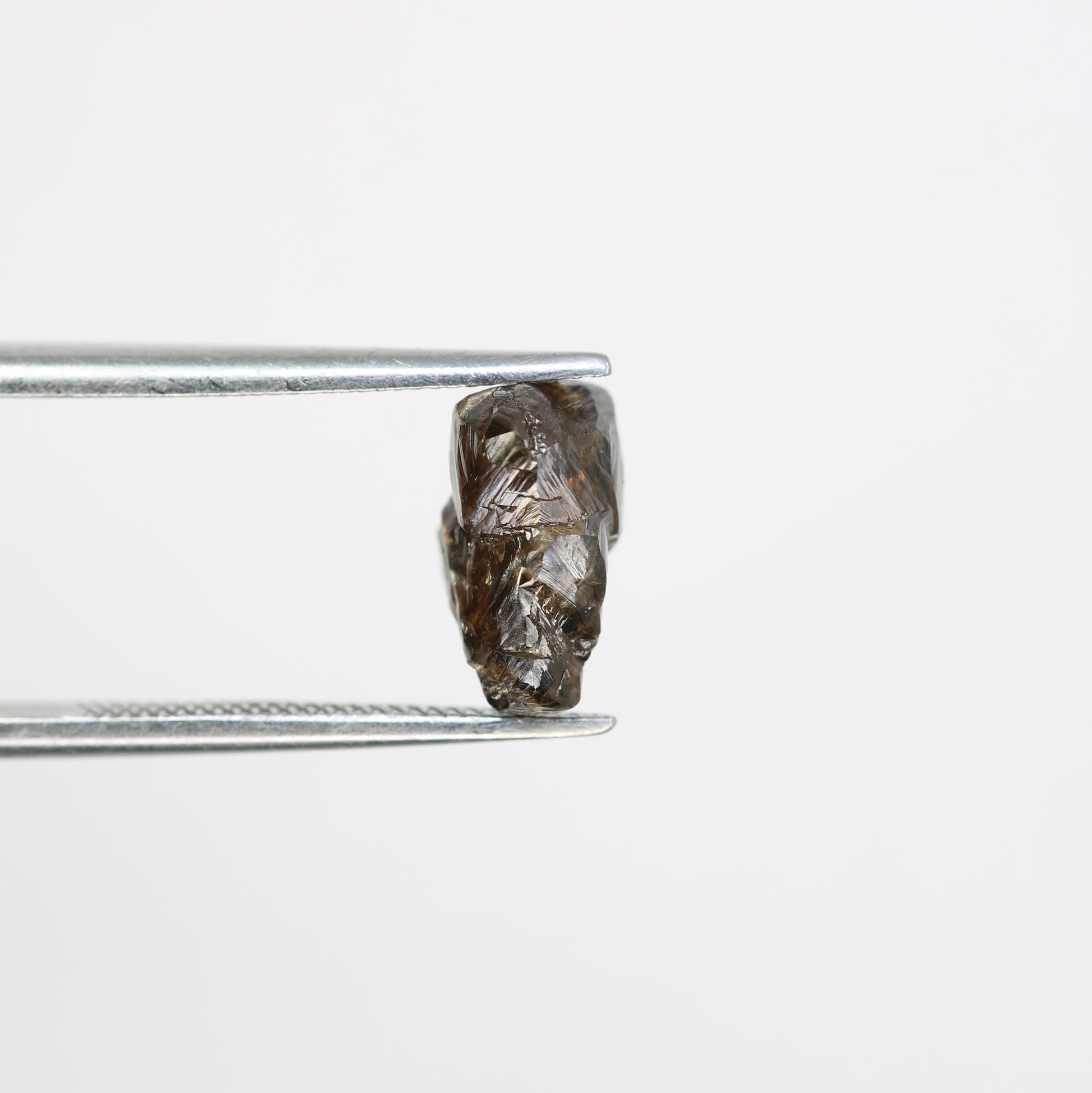 2.58 CT Rough Raw Uncut Dark Brown Diamond For Engagement Ring - JayKrishna Diamond