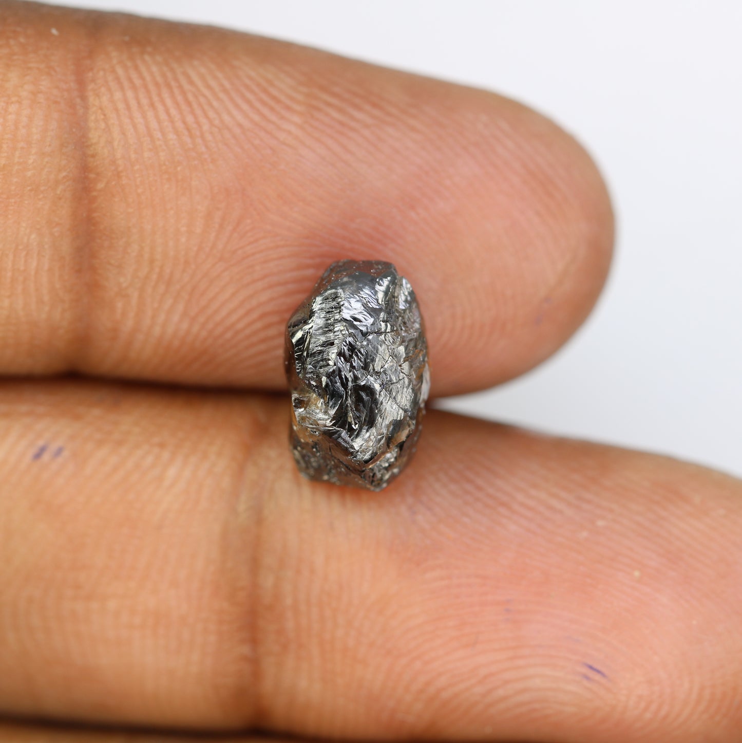 4.07 CT Dark Brown Rough Raw Irregular Cut Diamond For Engagement Ring - JayKrishna Diamond