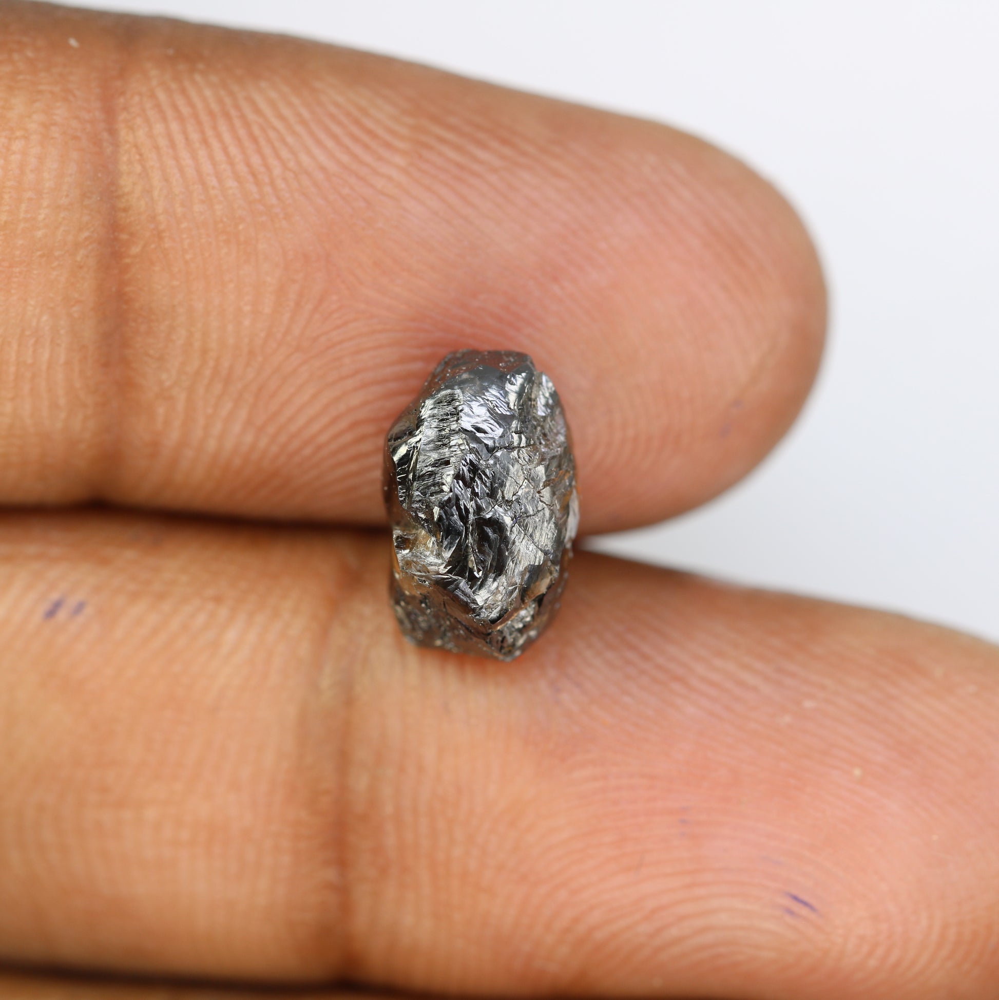 4.07 CT Dark Brown Rough Raw Irregular Cut Diamond For Engagement Ring - JayKrishna Diamond