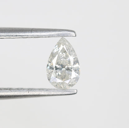 0.22 CT Pear Cut Natural White Loose Diamond – Ideal for Engagement Rings - JayKrishna Diamond