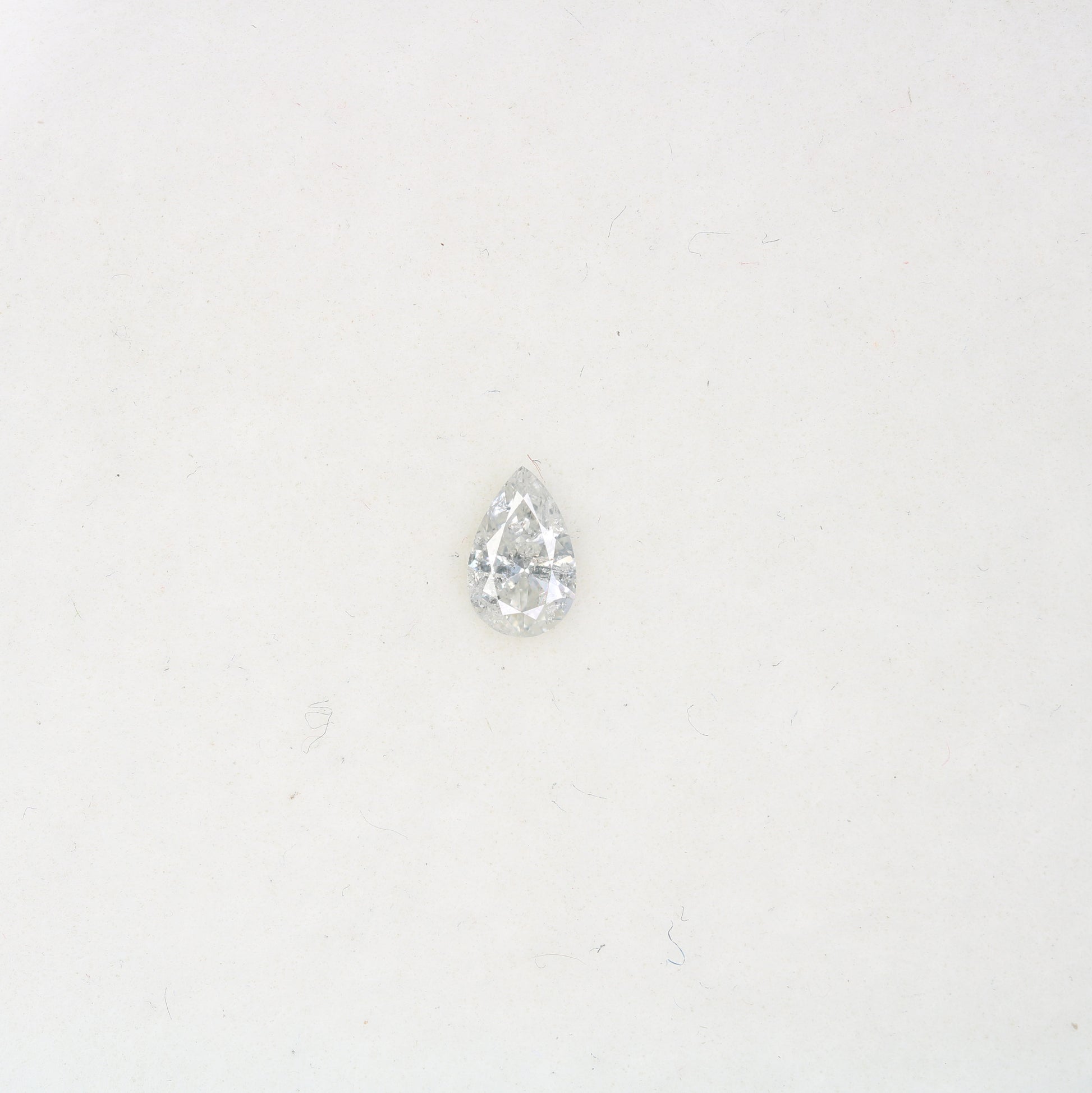 0.22 CT Pear Cut Natural White Loose Diamond – Ideal for Engagement Rings - JayKrishna Diamond