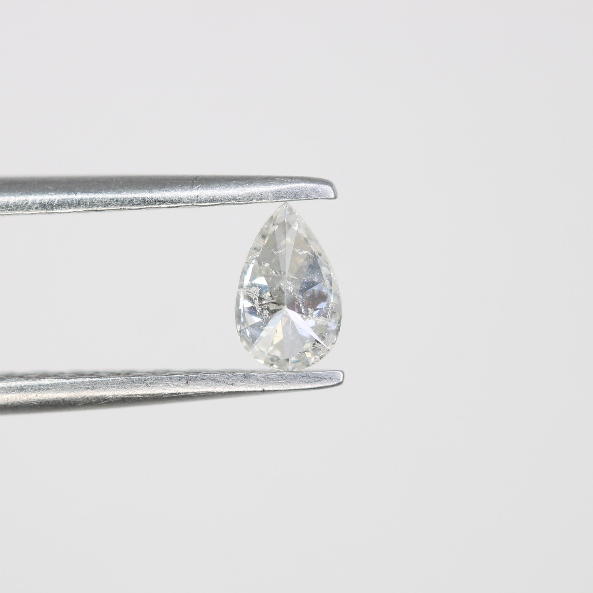 0.22 CT Pear Cut Natural White Loose Diamond – Ideal for Engagement Rings - JayKrishna Diamond