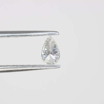 0.22 CT Pear Cut Natural White Loose Diamond – Ideal for Engagement Rings - JayKrishna Diamond