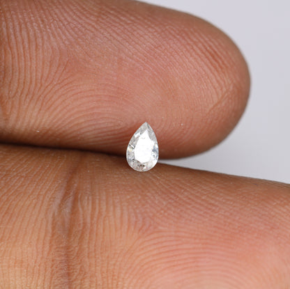 0.22 CT Pear Cut Natural White Loose Diamond – Ideal for Engagement Rings - JayKrishna Diamond
