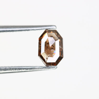 0.59 CT Dark Brown Emerald-Shaped Natural Diamond – Bold Loose Gem for Statement Rings - JayKrishna Diamond