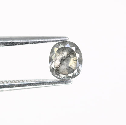 0.54 CT 5.10 MM Oval Shape Salt and Pepper Diamond For Wedding Ring - JayKrishna Diamond
