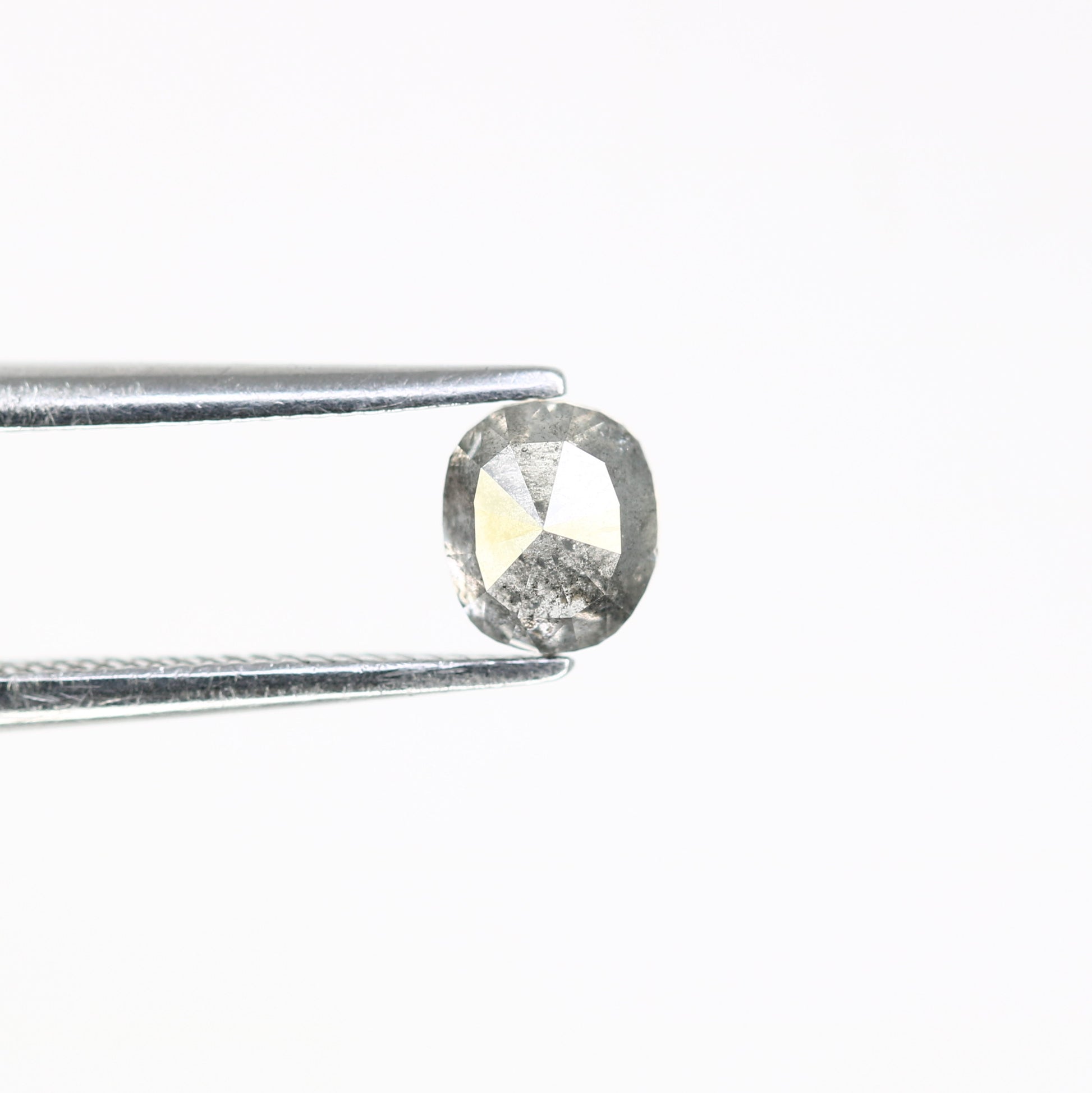 0.54 CT 5.10 MM Oval Shape Salt and Pepper Diamond For Wedding Ring - JayKrishna Diamond