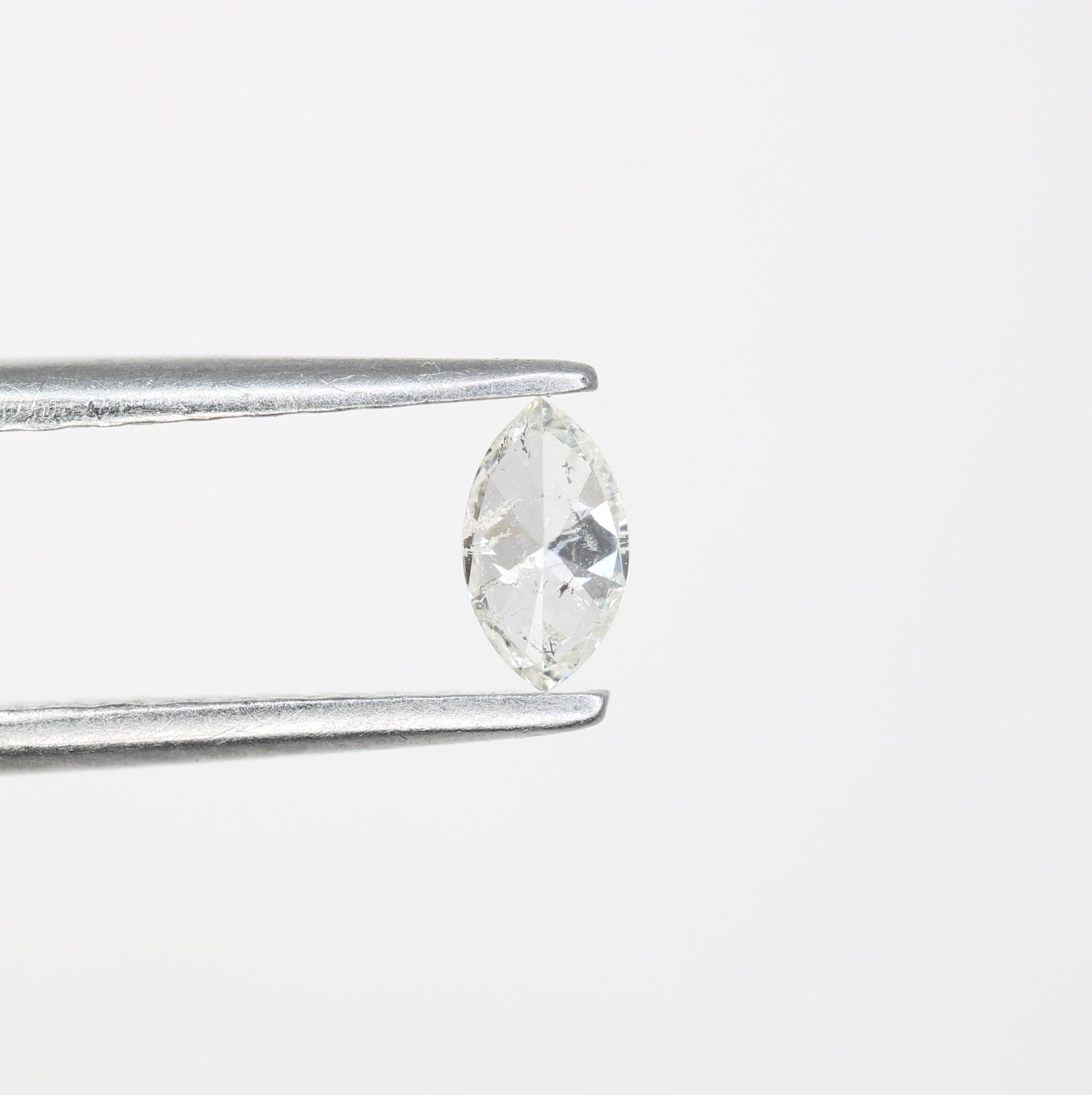 0.17 CT Marquise Shape White Salt and Pepper Loose Diamond - Perfect for Engagement Rings, Necklaces, Earrings, and Custom Jewelry - JayKrishna Diamond
