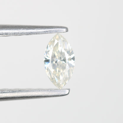 0.18 CT Natural Marquise Cut White Salt and Pepper Loose Diamond - Ideal for Engagement Rings, Necklaces, Earrings, and Custom Jewelry - JayKrishna Diamond