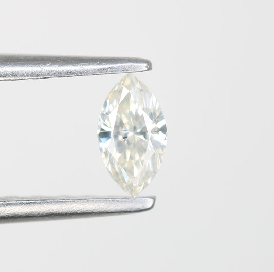 0.18 CT Natural Marquise Cut White Salt and Pepper Loose Diamond - Ideal for Engagement Rings, Necklaces, Earrings, and Custom Jewelry - JayKrishna Diamond