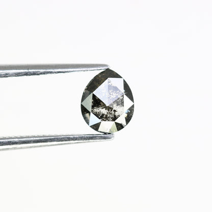 0.54 CT 5.90 MM Pear Shape Salt And Pepper Natural Diamond For Engagement Ring - JayKrishna Diamond