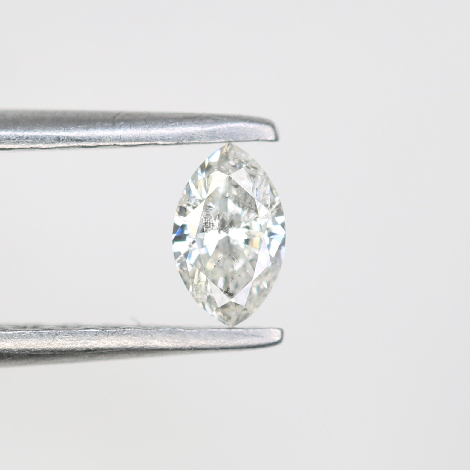 0.15 CT Salt and Pepper Marquise Shape Natural Diamond – Perfect for Engagement Rings and Custom Jewelry - JayKrishna Diamond
