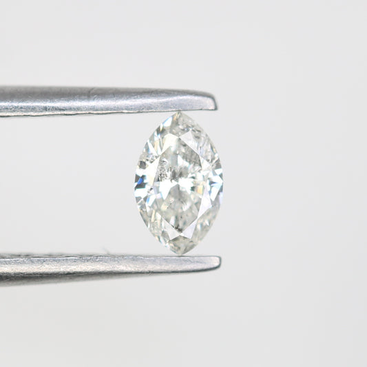 0.15 CT Salt and Pepper Marquise Shape Natural Diamond – Perfect for Engagement Rings and Custom Jewelry - JayKrishna Diamond