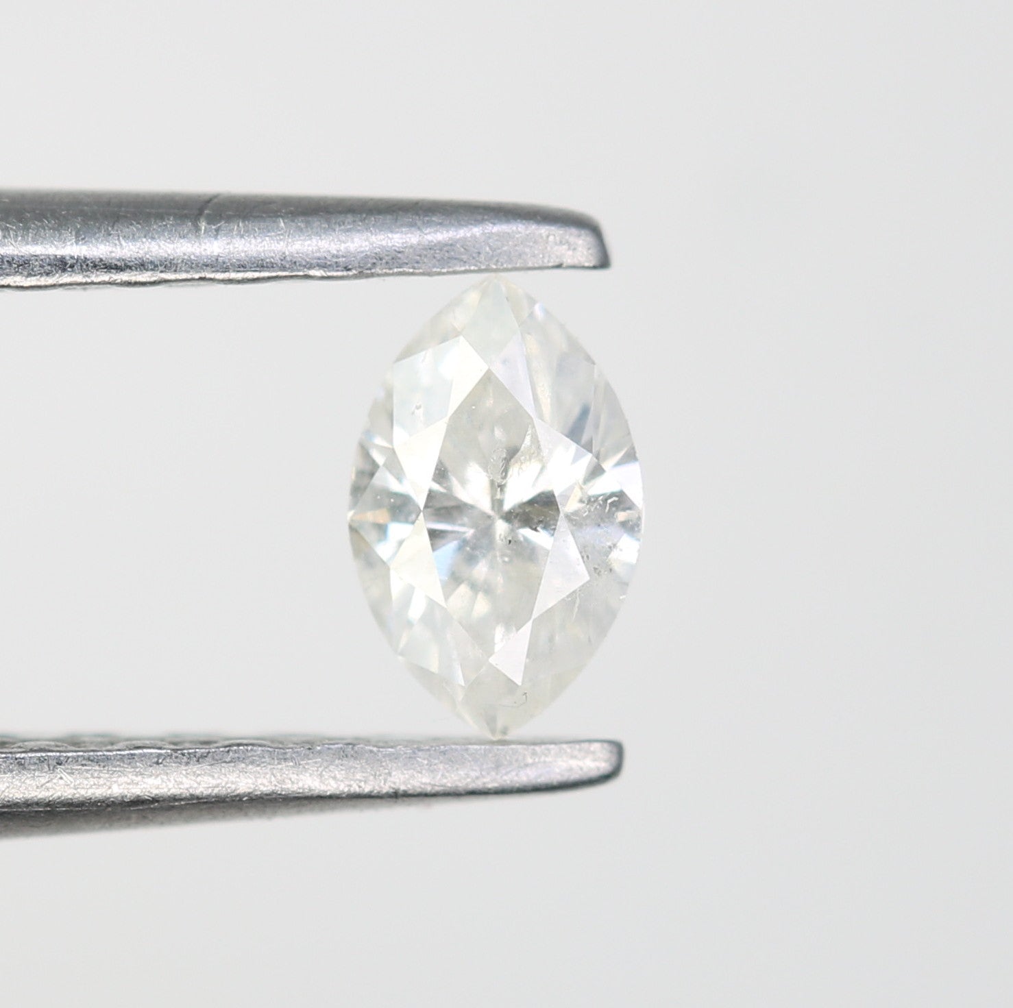 0.19 CT Marquise Shape Salt and Pepper Natural Diamond - Ideal for Engagement Rings, Necklaces, Promise Rings, Earrings, and Anniversary Gifts - JayKrishna Diamond