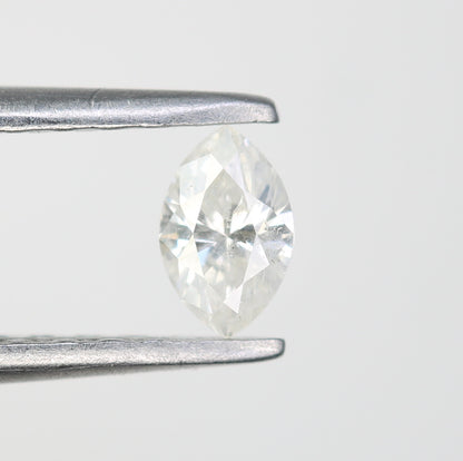 0.19 CT Marquise Shape Salt and Pepper Natural Diamond - Ideal for Engagement Rings, Necklaces, Promise Rings, Earrings, and Anniversary Gifts - JayKrishna Diamond