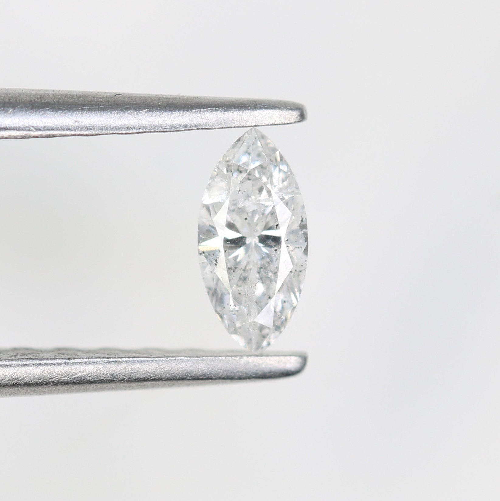 0.19 CT Marquise Cut Salt and Pepper Loose Diamond - Ideal for Engagement Rings, Necklaces, Promise Rings, Earrings, and Anniversary Gifts - JayKrishna Diamond