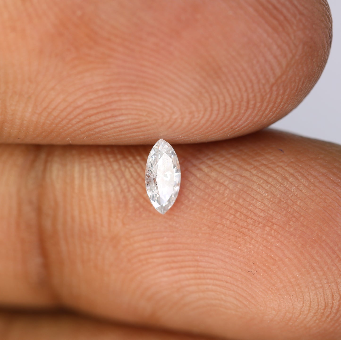 0.19 CT Marquise Cut Salt and Pepper Loose Diamond - Ideal for Engagement Rings, Necklaces, Promise Rings, Earrings, and Anniversary Gifts - JayKrishna Diamond