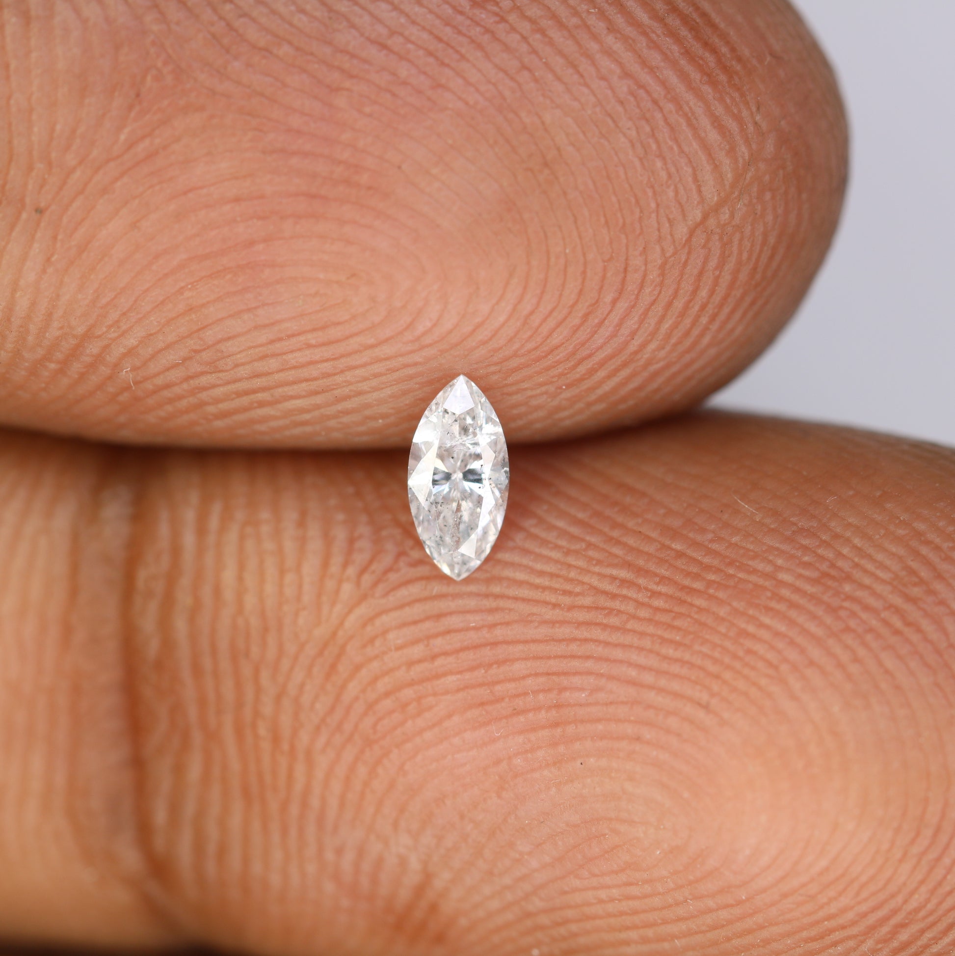 0.19 CT Marquise Cut Salt and Pepper Loose Diamond - Ideal for Engagement Rings, Necklaces, Promise Rings, Earrings, and Anniversary Gifts - JayKrishna Diamond