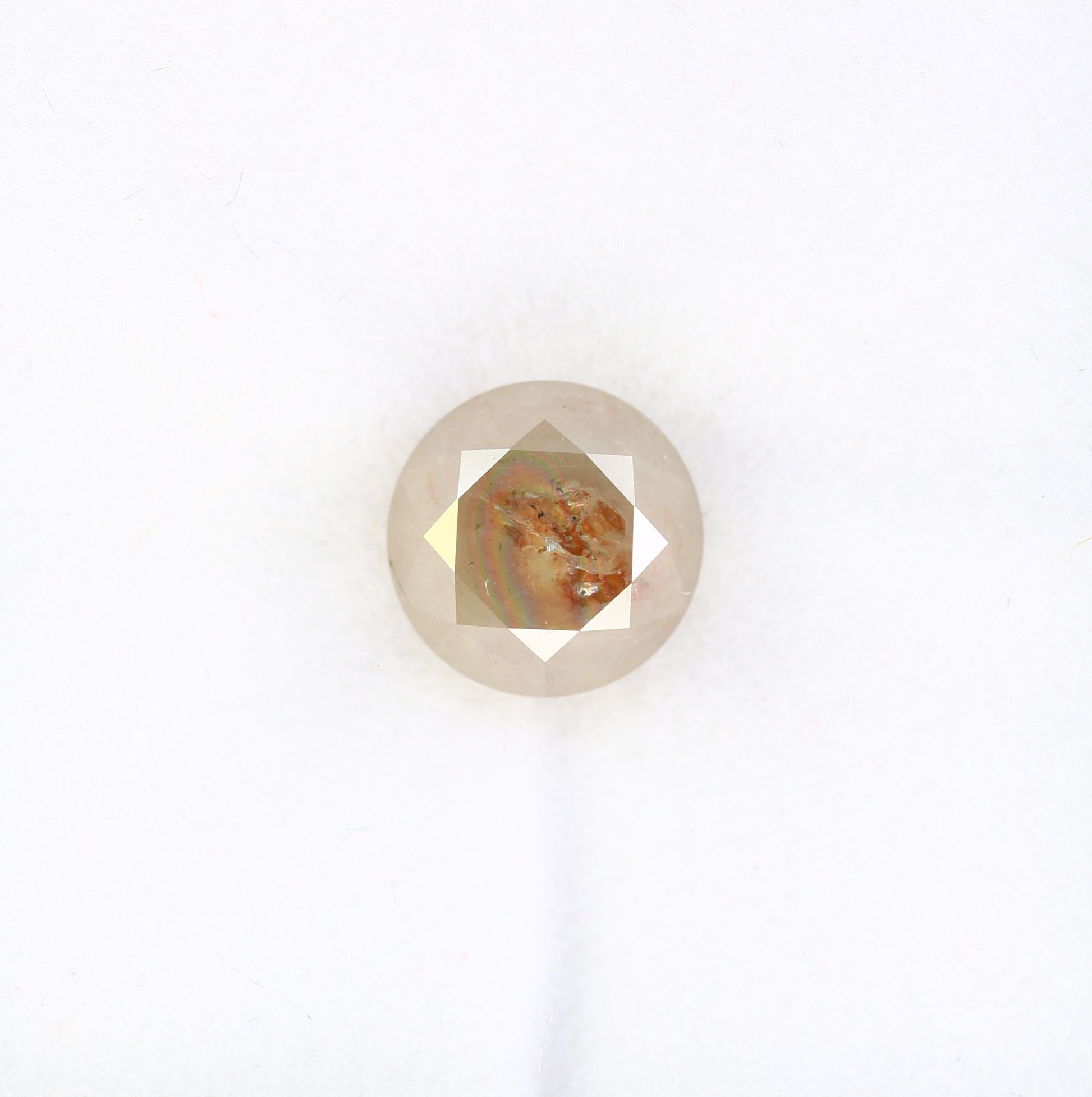 2.37 CT Natural Grey Round Brilliant Cut 7.70 MM Loose Diamond For Wedding Ring - JayKrishna Diamond