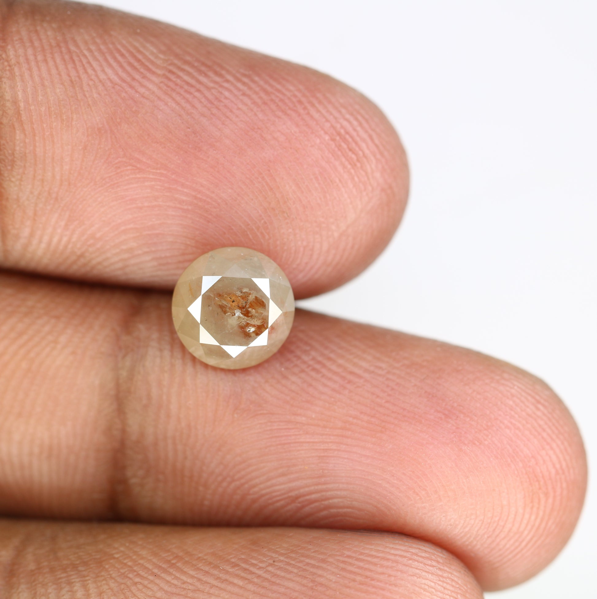 2.37 CT Natural Grey Round Brilliant Cut 7.70 MM Loose Diamond For Wedding Ring - JayKrishna Diamond