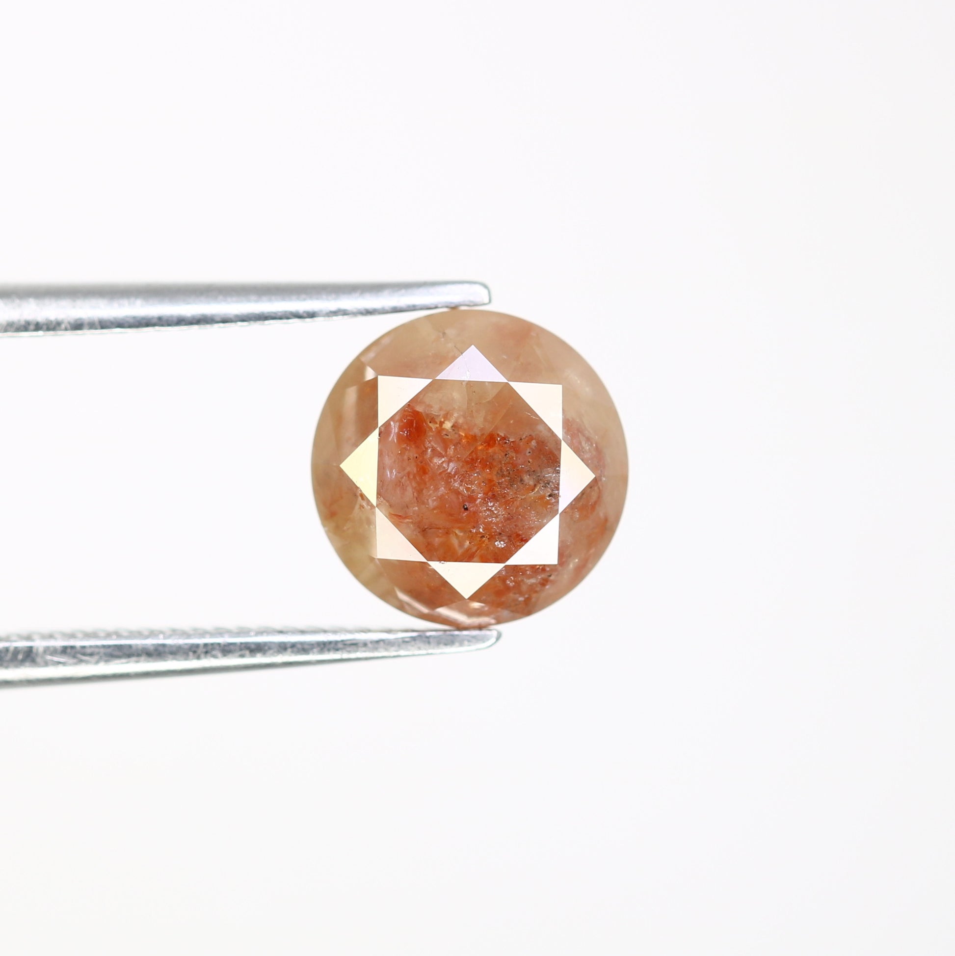 2.32 CT Fancy Red 7.60 MM Round Brilliant Cut Diamond For Statement Ring - JayKrishna Diamond