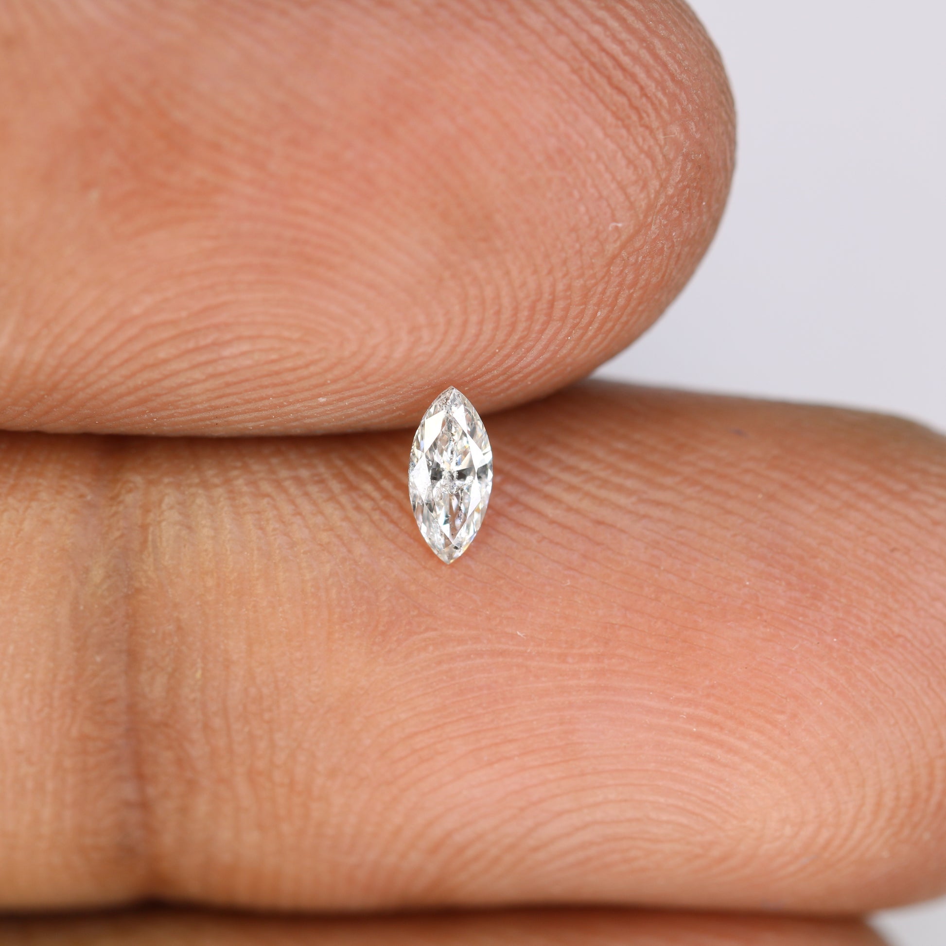 0.15 CT Marquise Shape Salt and Pepper Natural Diamond – Ideal for Engagement Rings and Custom Jewelry - JayKrishna Diamond