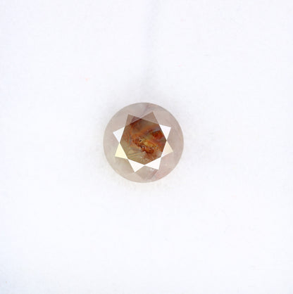 2.03 CT 7.50 MM Fancy Red Round Brilliant Cut Diamond For Promise Ring - JayKrishna Diamond