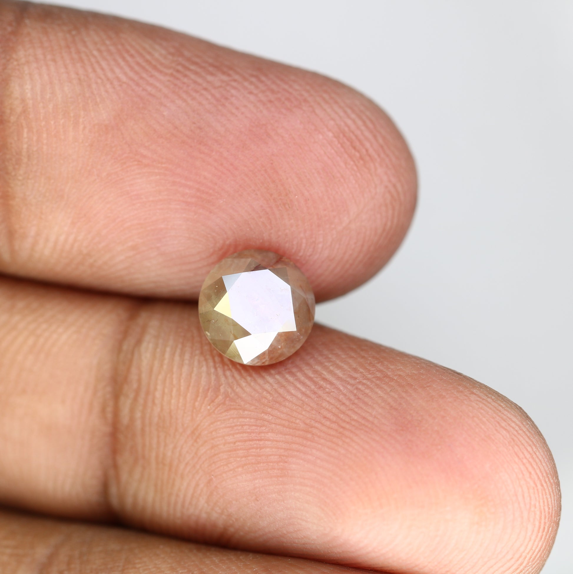 2.03 CT 7.50 MM Fancy Red Round Brilliant Cut Diamond For Promise Ring - JayKrishna Diamond