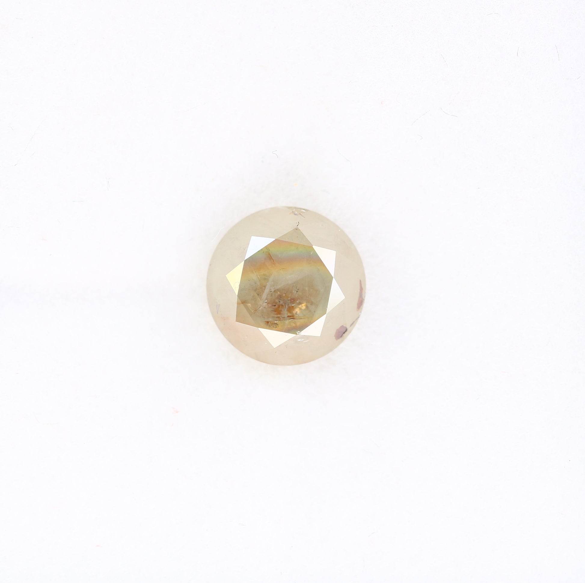 2.04 CT 7.40 MM Natural Grey Round Brilliant Cut Loose Diamond For Wedding Ring - JayKrishna Diamond
