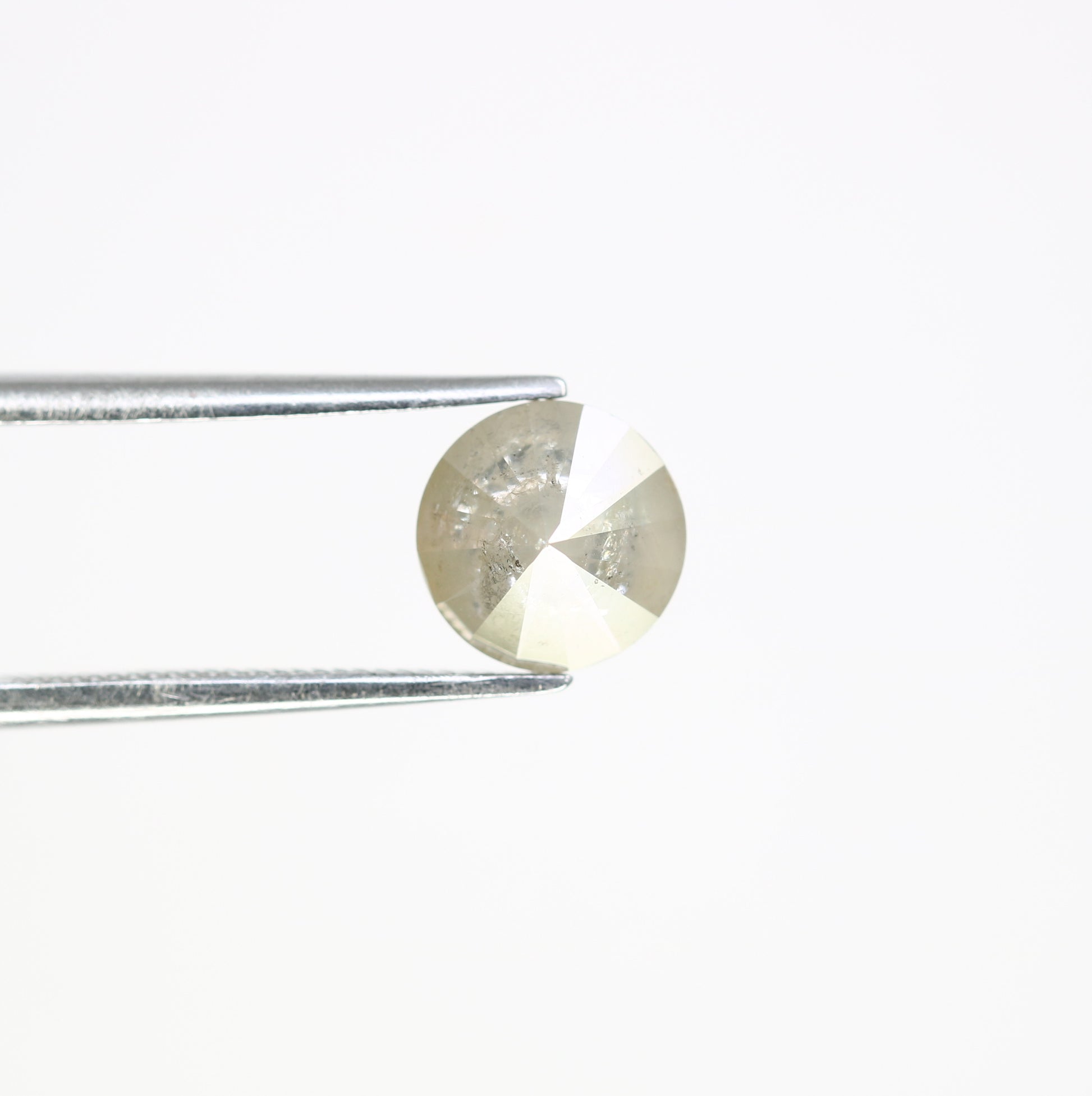 1.95 CT 7.20 MM Natural Grey Round Brilliant Cut Loose Diamond For Designer Ring - JayKrishna Diamond
