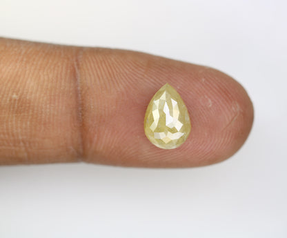 2.66 CT Light Green Pear Shape Diamond For Engagement Ring - JayKrishna Diamond
