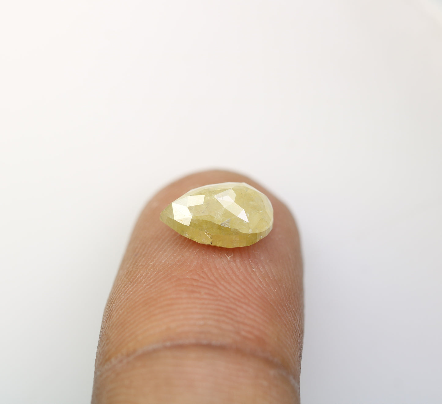 2.66 CT Light Green Pear Shape Diamond For Engagement Ring - JayKrishna Diamond