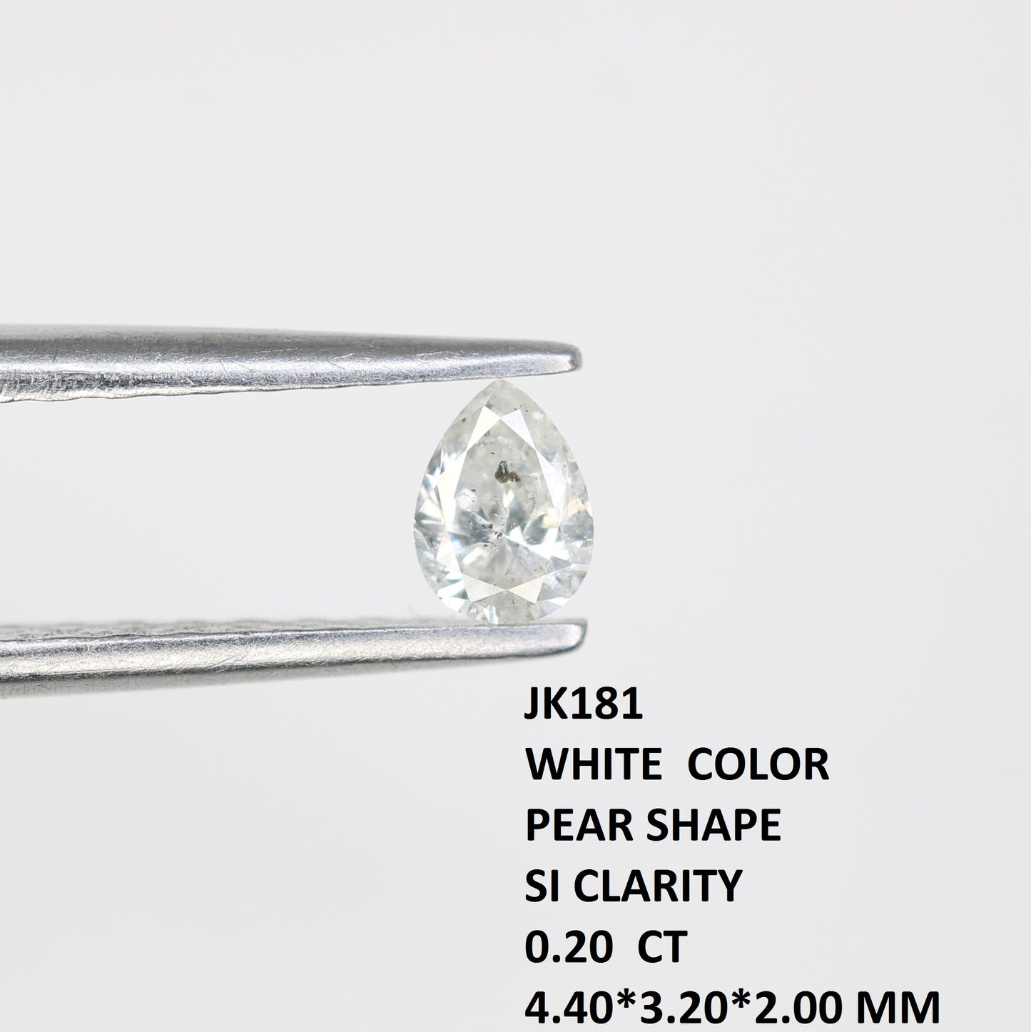 0.20 CT Pear Cut Natural White Diamond – Ideal for Engagement Rings, Necklaces, Promise Rings, Earrings & Anniversary Gifts - JayKrishna Diamond