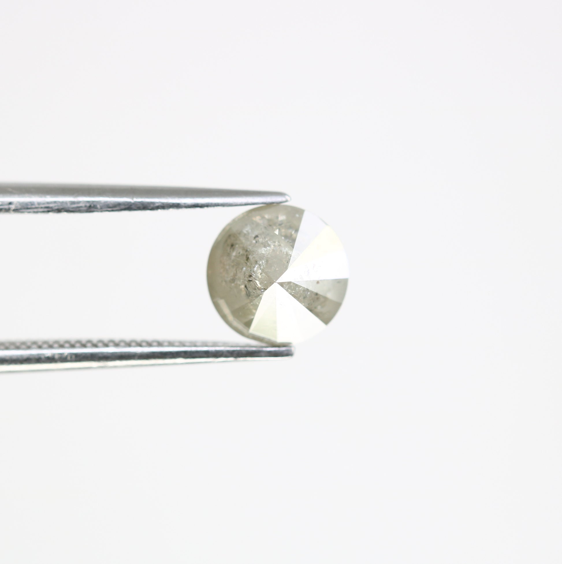 1.52 CT 6.70 MM Loose Grey Round Brilliant Cut Diamond For Engagement Ring - JayKrishna Diamond