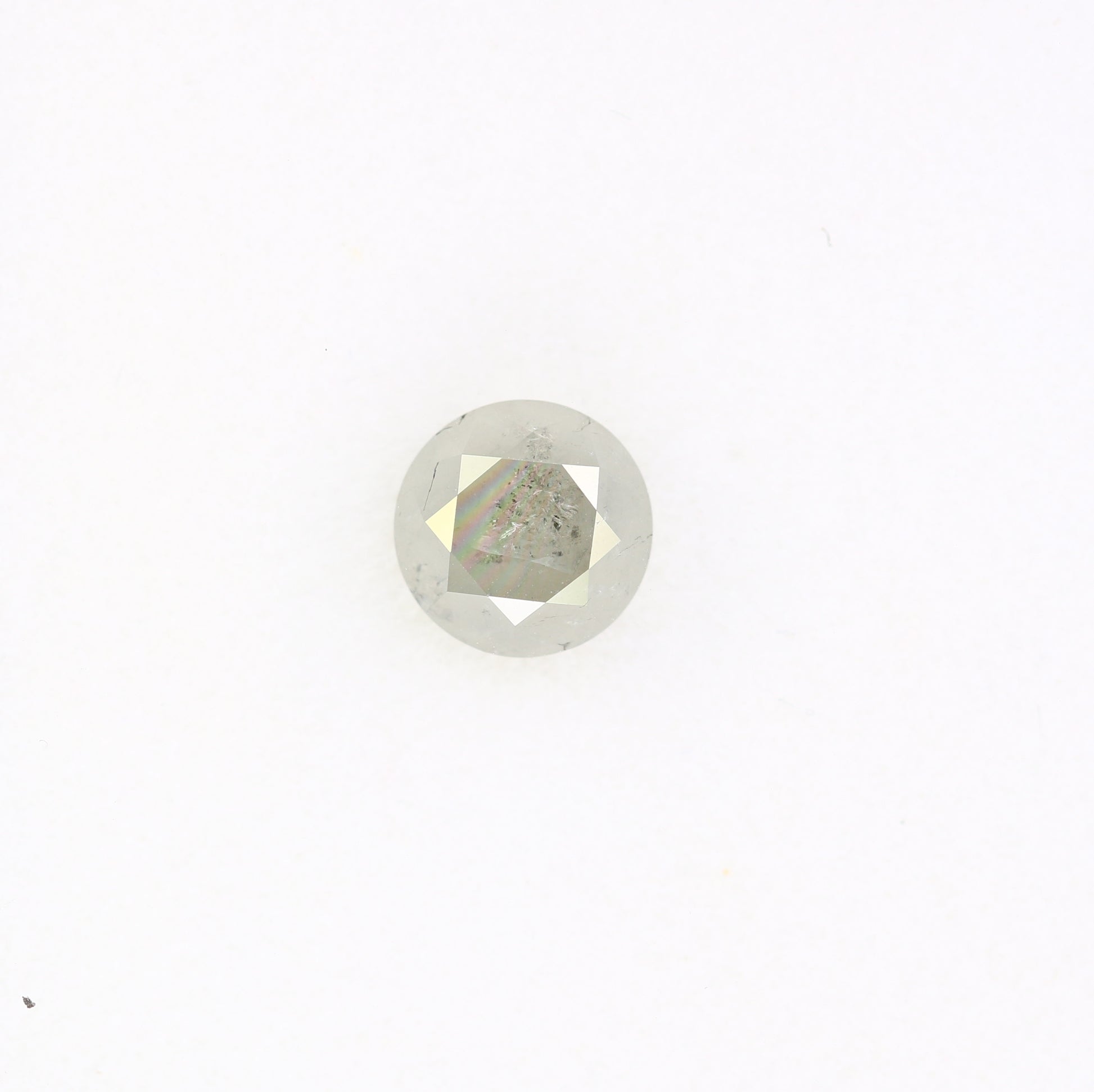 1.52 CT 6.70 MM Loose Grey Round Brilliant Cut Diamond For Engagement Ring - JayKrishna Diamond