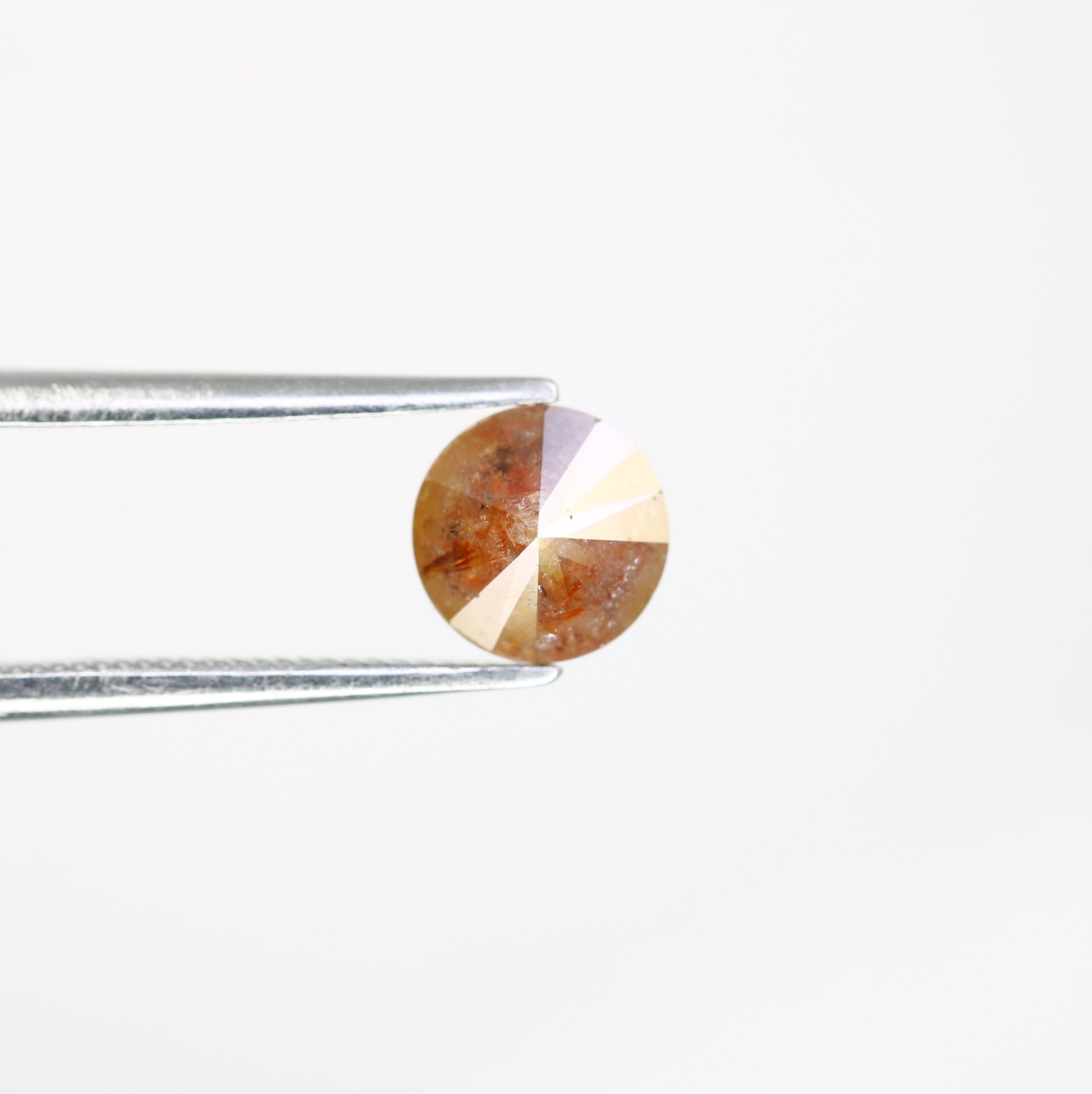 1.24 CT Natural Fancy Red 6.20 MM Round Brilliant Cut Diamond For Designer Ring - JayKrishna Diamond