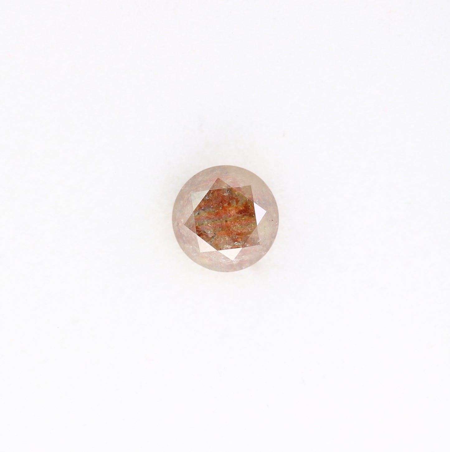 1.24 CT Natural Fancy Red 6.20 MM Round Brilliant Cut Diamond For Designer Ring - JayKrishna Diamond